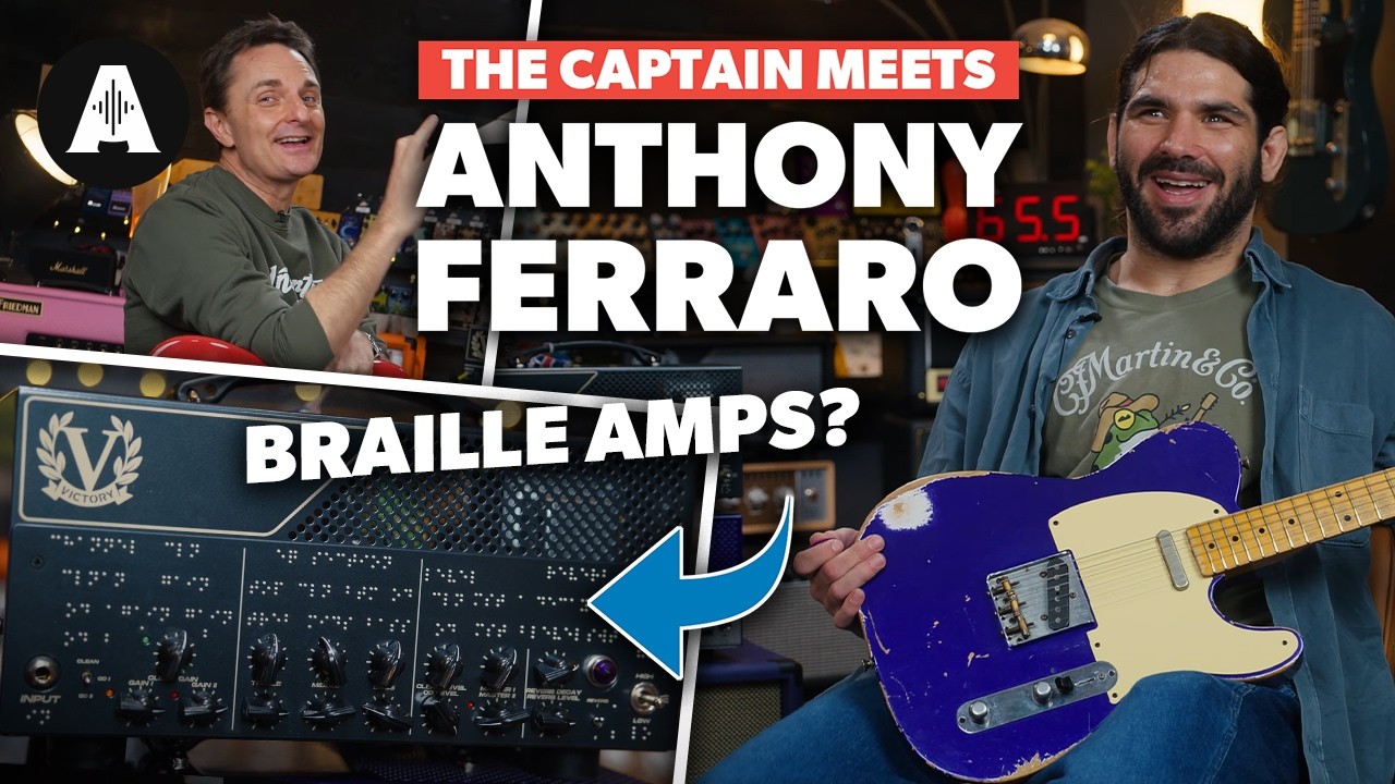 The Captain Meets Anthony Ferraro! - Playing Guitar as a Blind Person!?