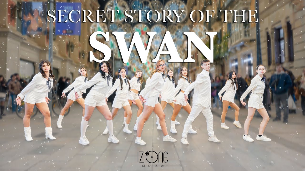 [KPOP IN PUBLIC BARCELONA]  IZ*ONE (아이즈원) - 환상동화 (Secret Story of the Swan) RED SAKURA ,  CHRISTMAS