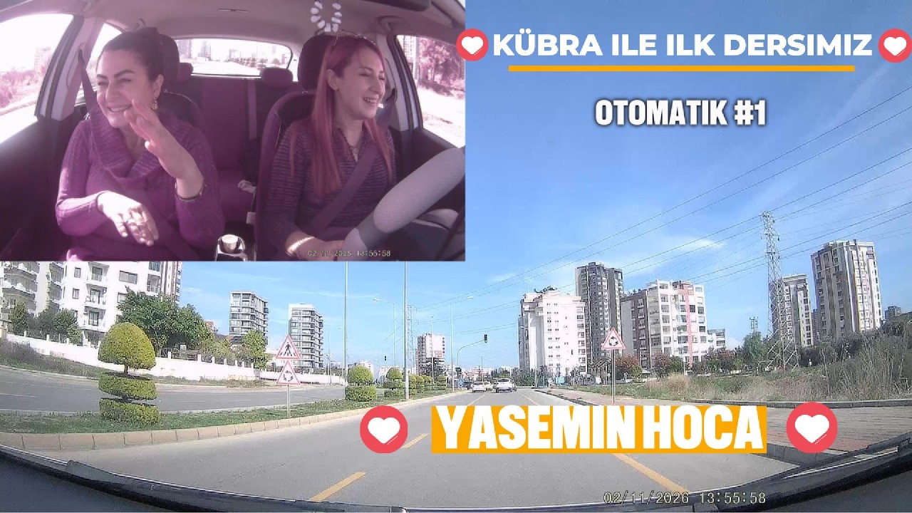 Kübra İle İlk Otomatik  Araç Dersimiz . #ehliyetsınavı #direksiyoneğitimi