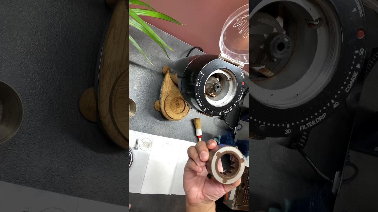 تنظيف مطحنة نيش | how to clean niche grinder