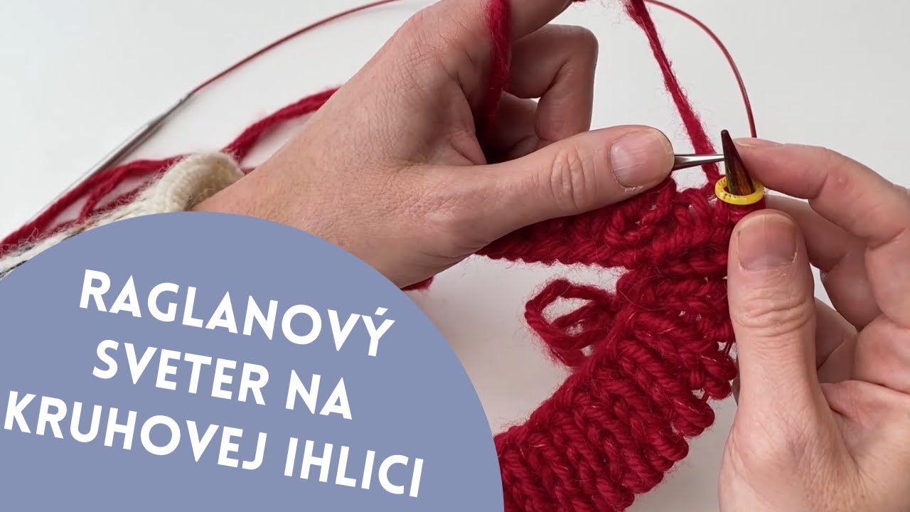 Vlnobranie: Raglánový Sveter na Kruhovej Ihlici