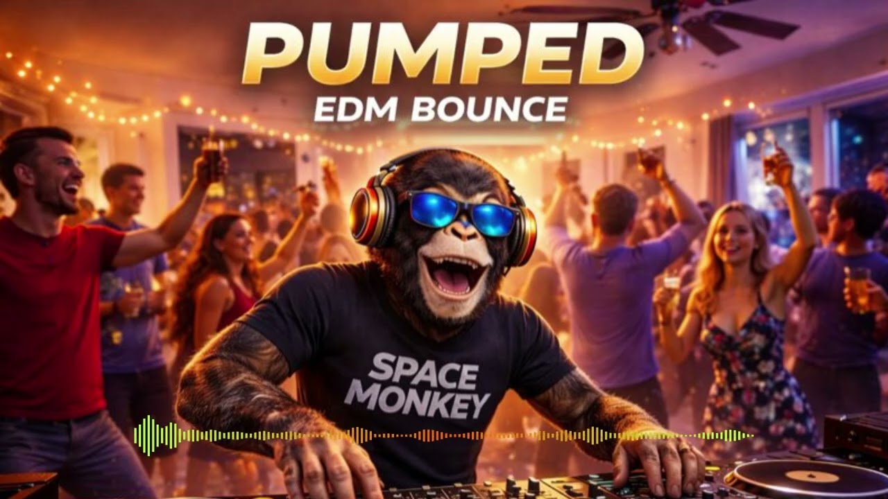 PUMPED 🔥 EDM Bounce | High-Energy Party & Workout Track | Space Monkey
