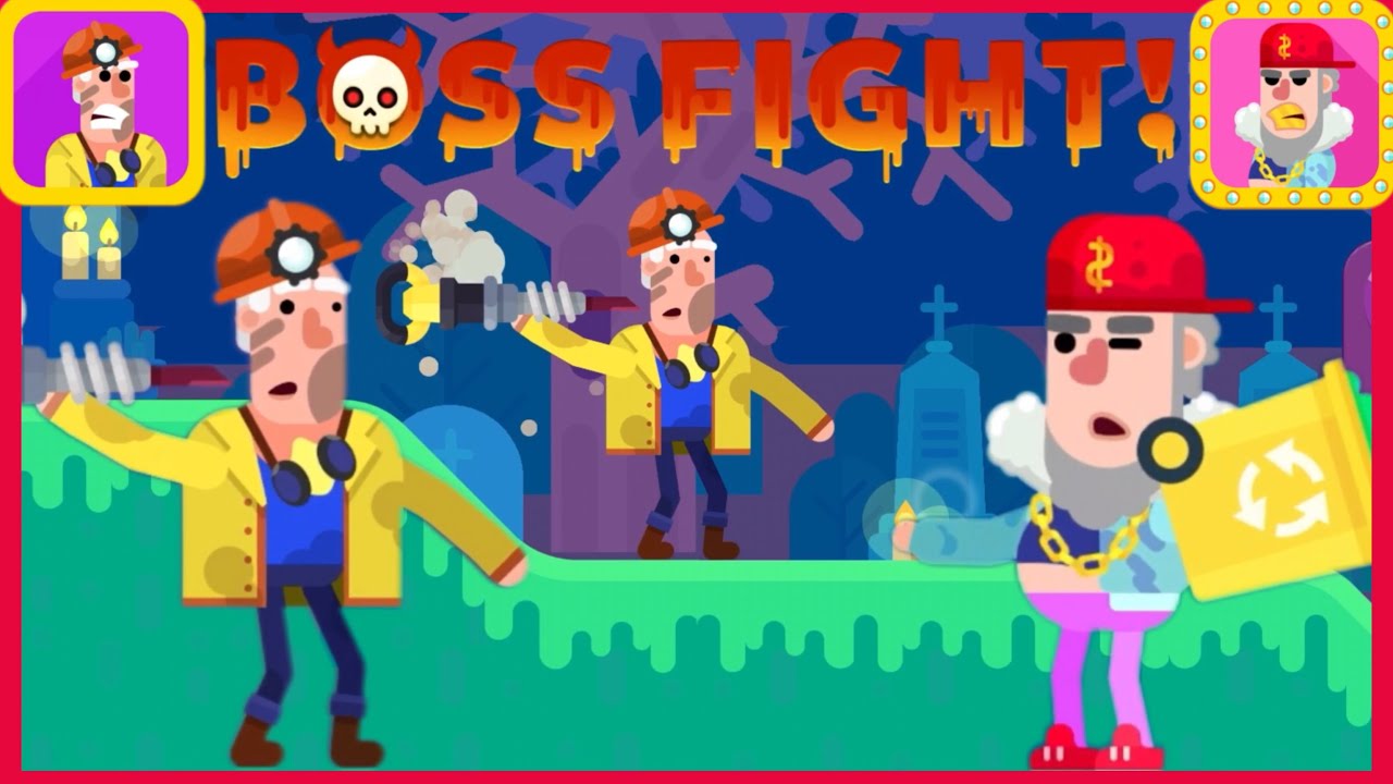 Bowmasters Boss Battle! Jack Hammer VS Lil Dump Jeremy!