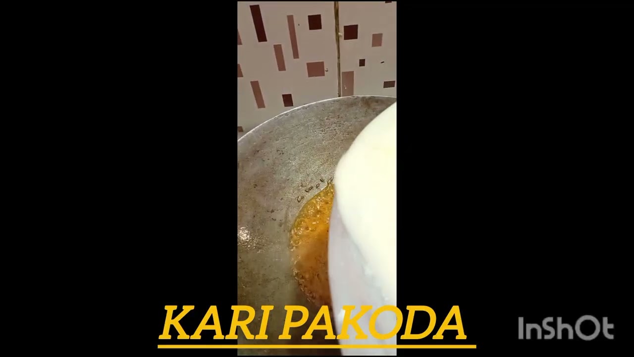 Tasty curry pakoda