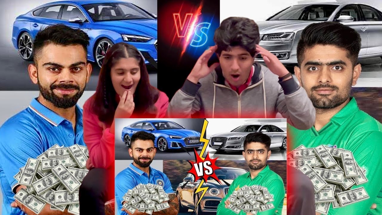Pakistani Reaction on Babar Azam Vs Virat Kohli Comparison | Cars Collection | Net worth | 2023
