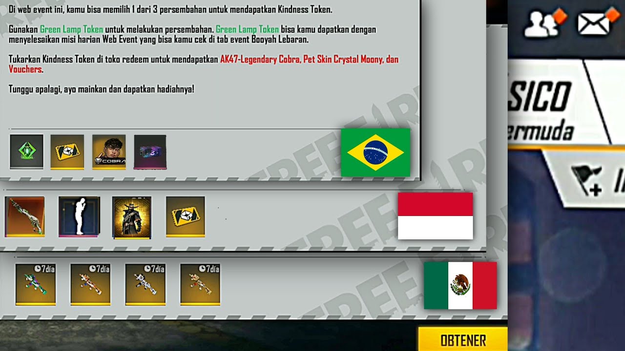 ABRÍ UNOS CORREOS MISTERIOSOS CON SKIN EXCLUSIVAS EN LA REGIÓN DE INDONESIA Y BRASIL 😱 / ALIEN TC