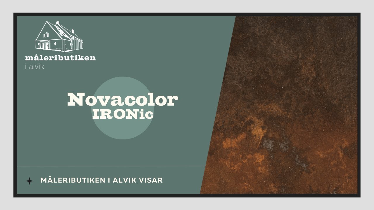 Novacolor IRONic | Måleributiken i Alvik visar