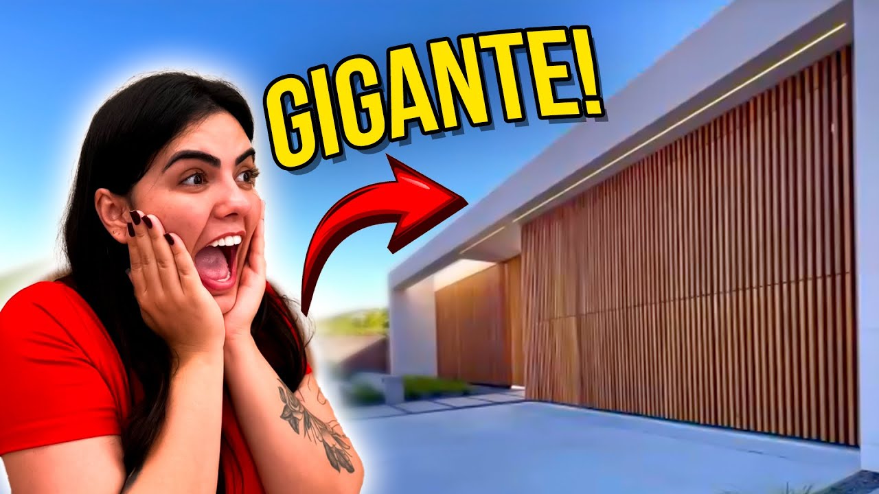 COLOCAMOS UM PORTÃO GIGANTE NA NOSSA CASA