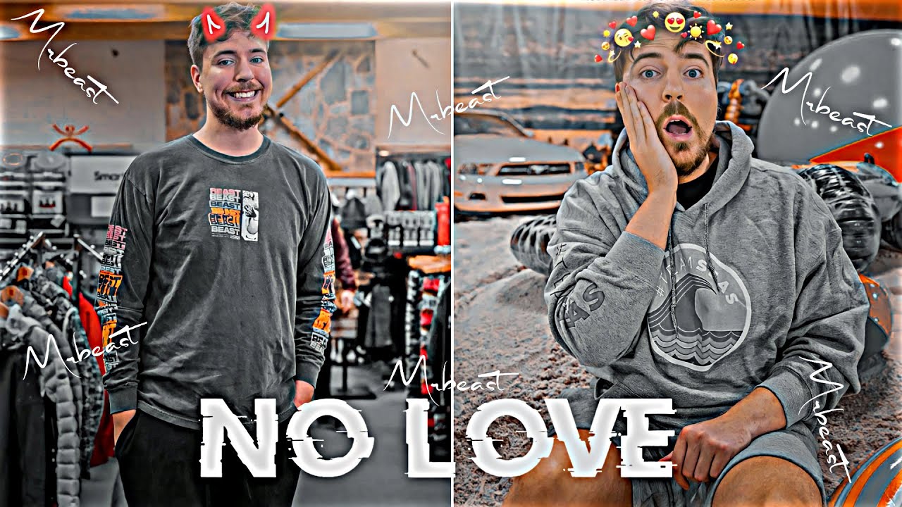 NO LOVE🔥 MRBEAST EDIT | SHUBH SONGS EDIT | MRBEAST EDIT