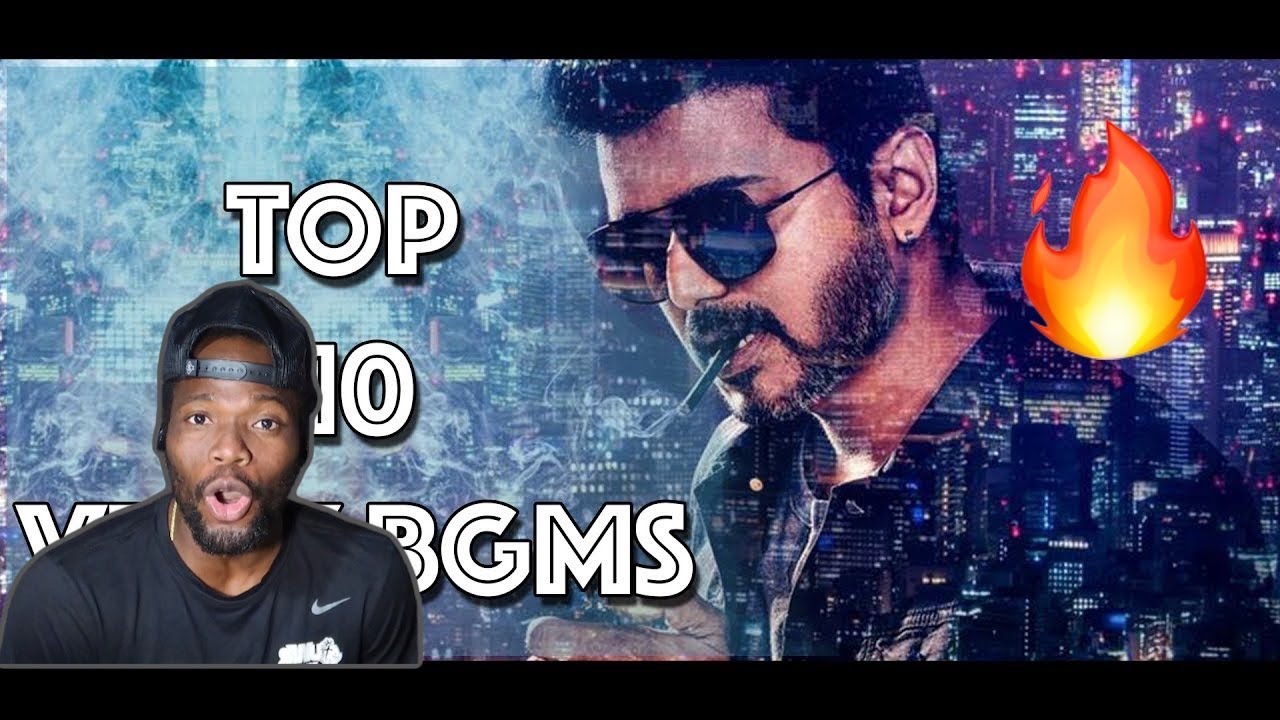 Top 10 Vijay BGM | #HBD_Thalapathy | Vijay Mass BGM (REACTION)