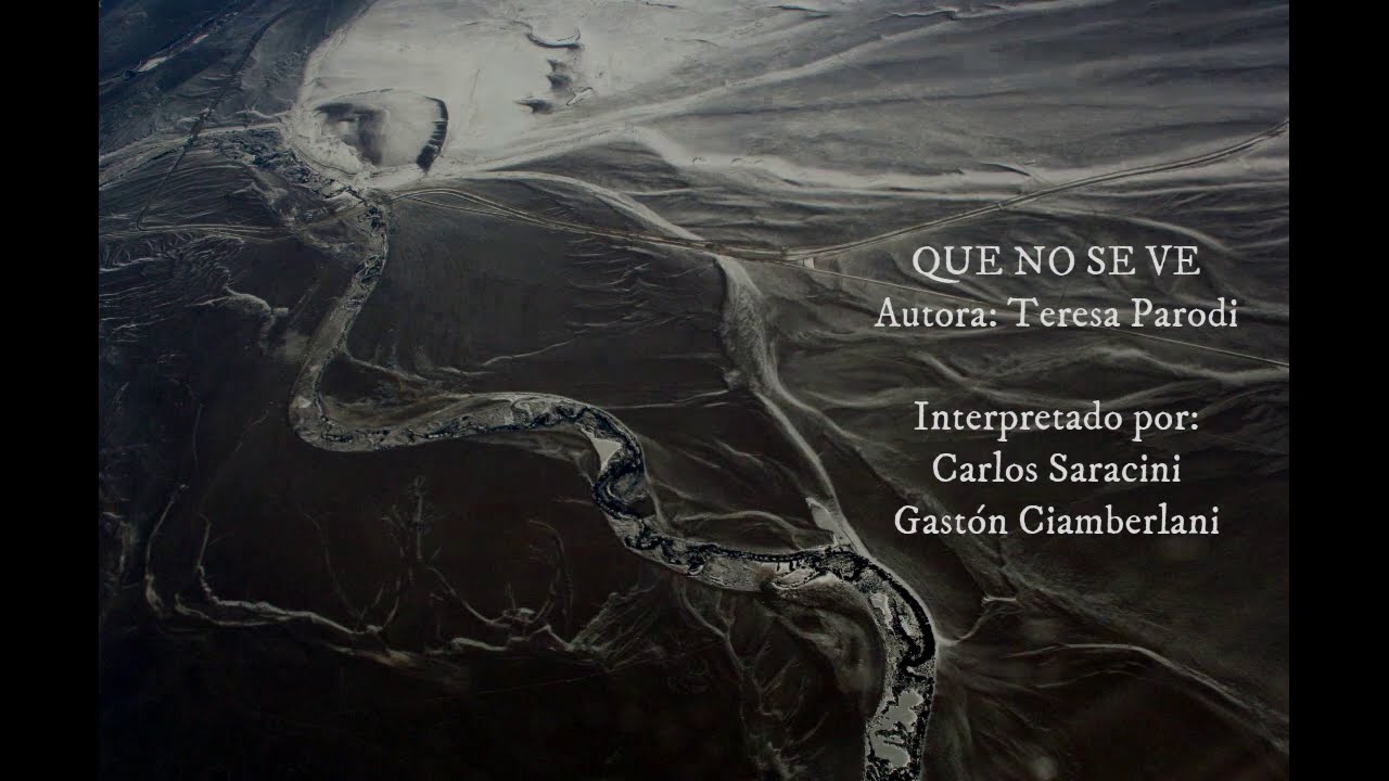 Que No Se Ve (Teresa Parodi), Intérprete: Carlos Saracini, cp