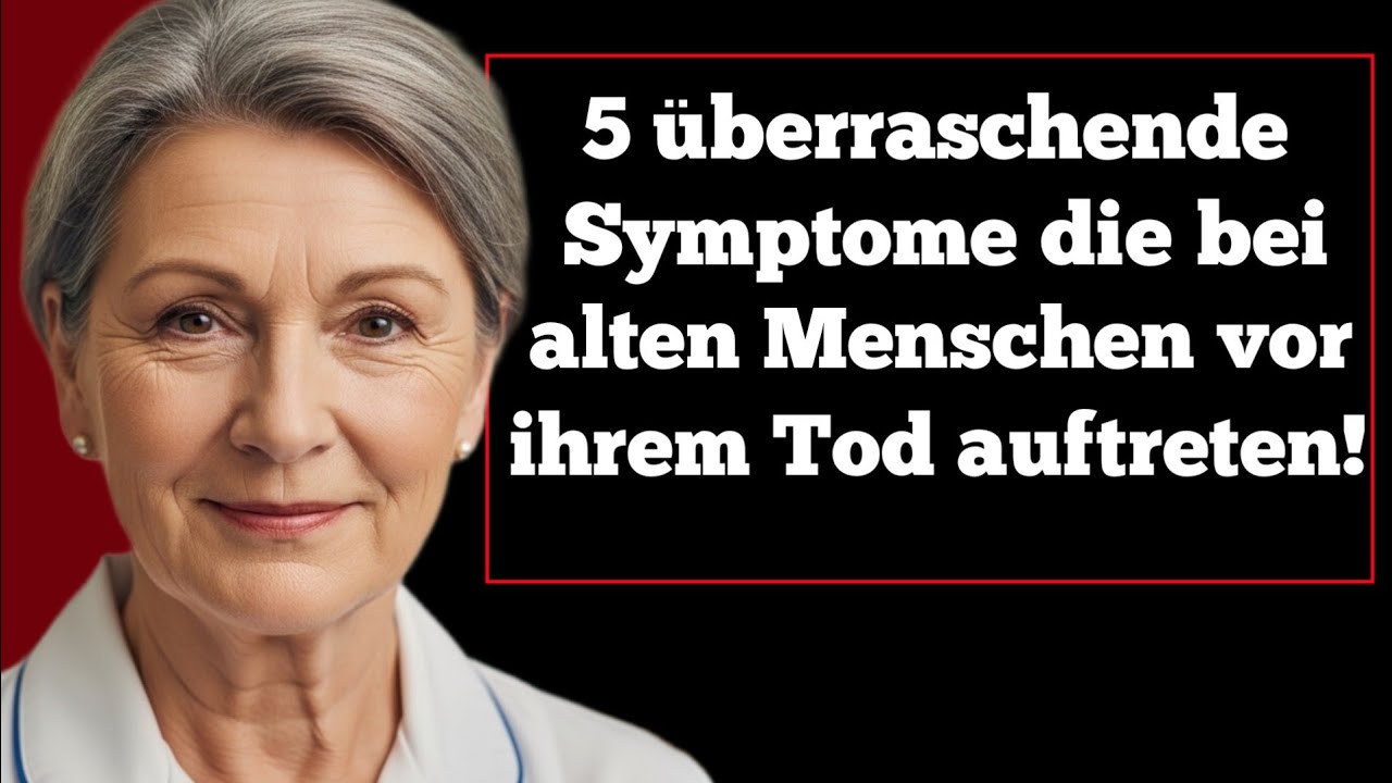 Hospizpfleger sagen 5 Zeichen, die immer auftreten, bevor &auml;ltere Menschen sterben