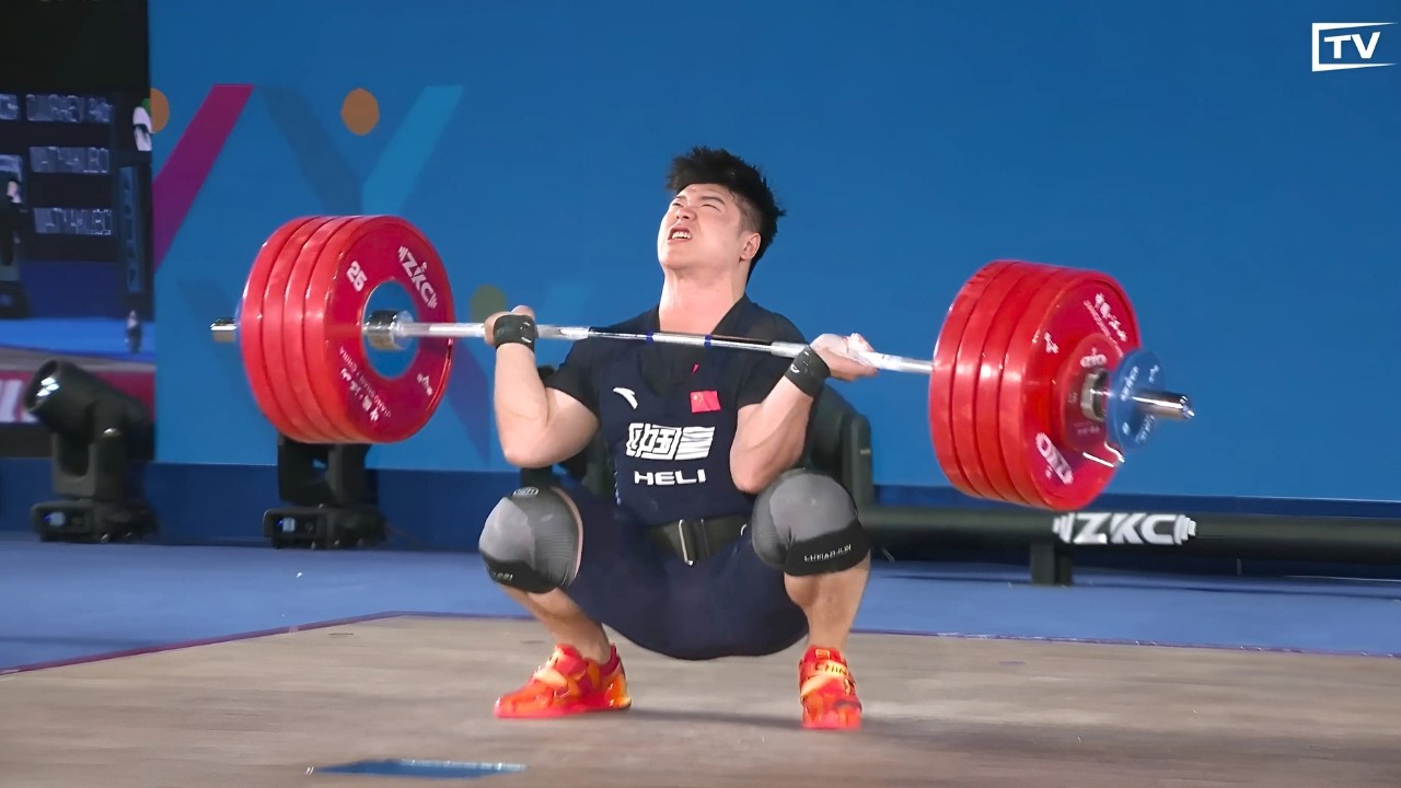 Liu Huanhua's SAVAGE Clean & Jerk at the 2025 Asian Champs
