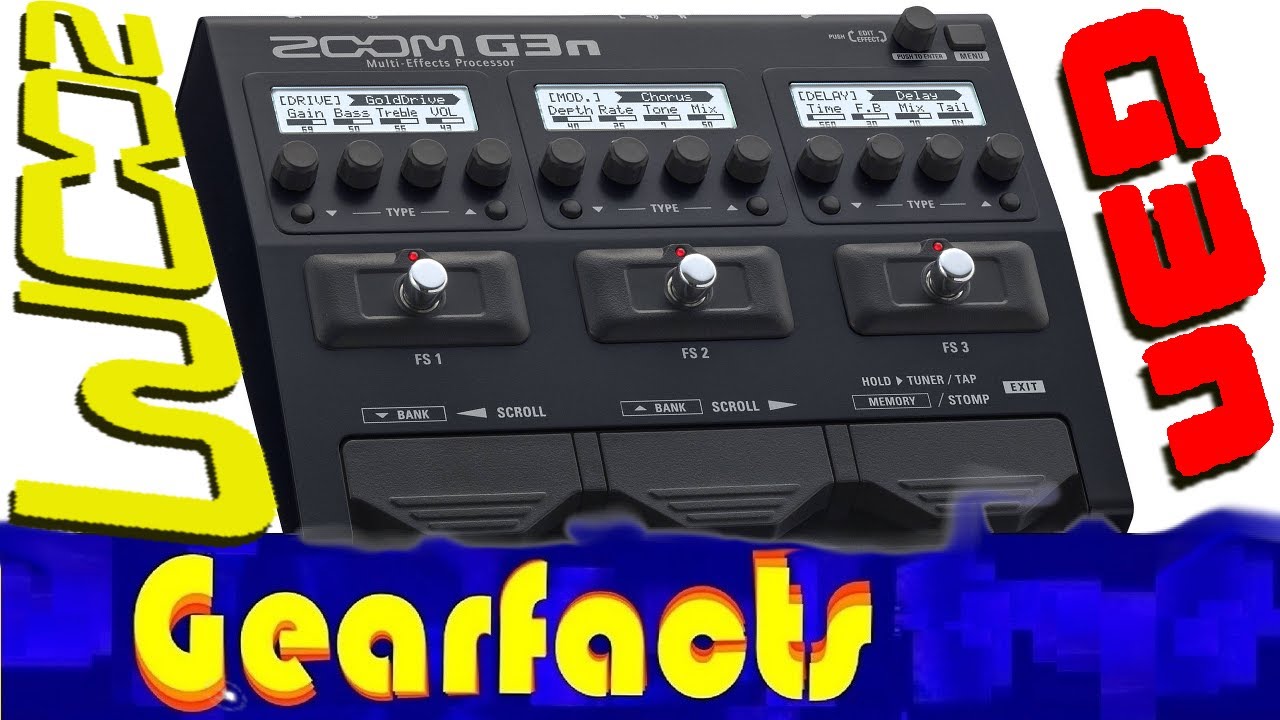 Zoom G3n Multi effects pedal: a whole new approach!
