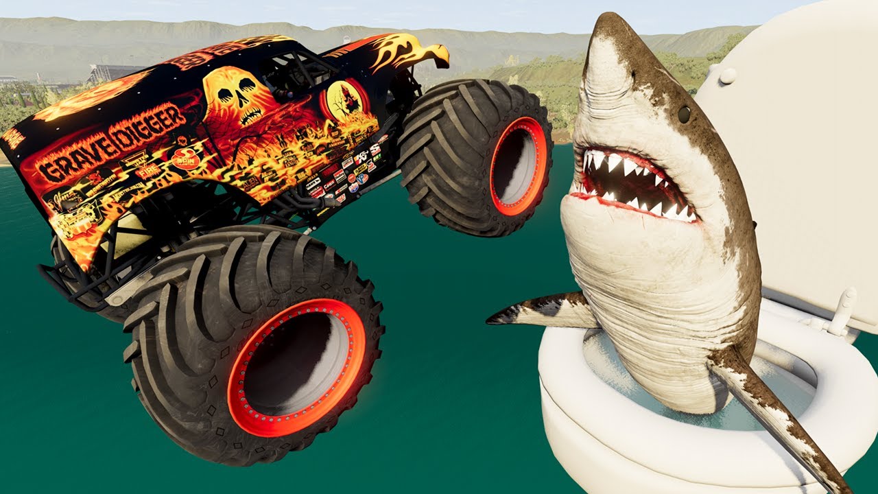 Monster Truck Crashes #3 - Beamng drive | Griff's Garage