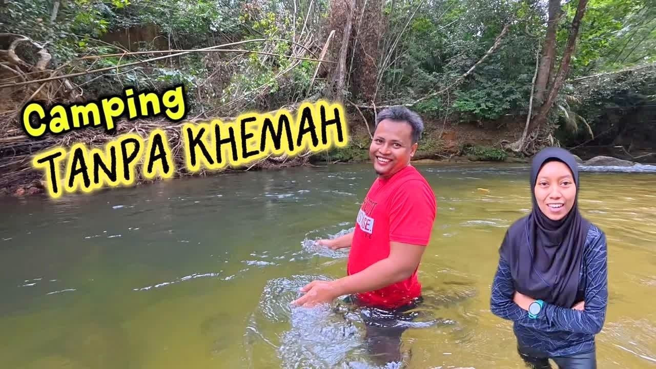 Camping TANPA KHEMAH | Malam Hujan Lebat