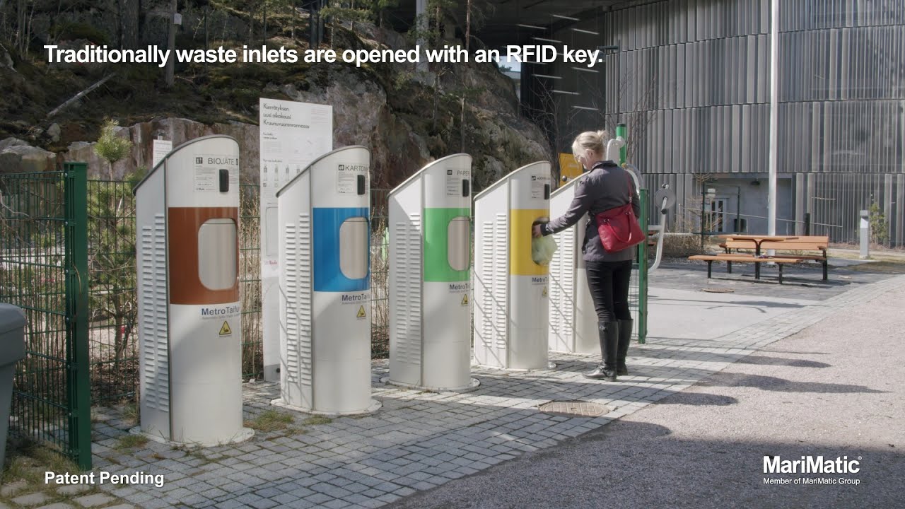 MetroTaifun app for waste inlets and recycling statistics