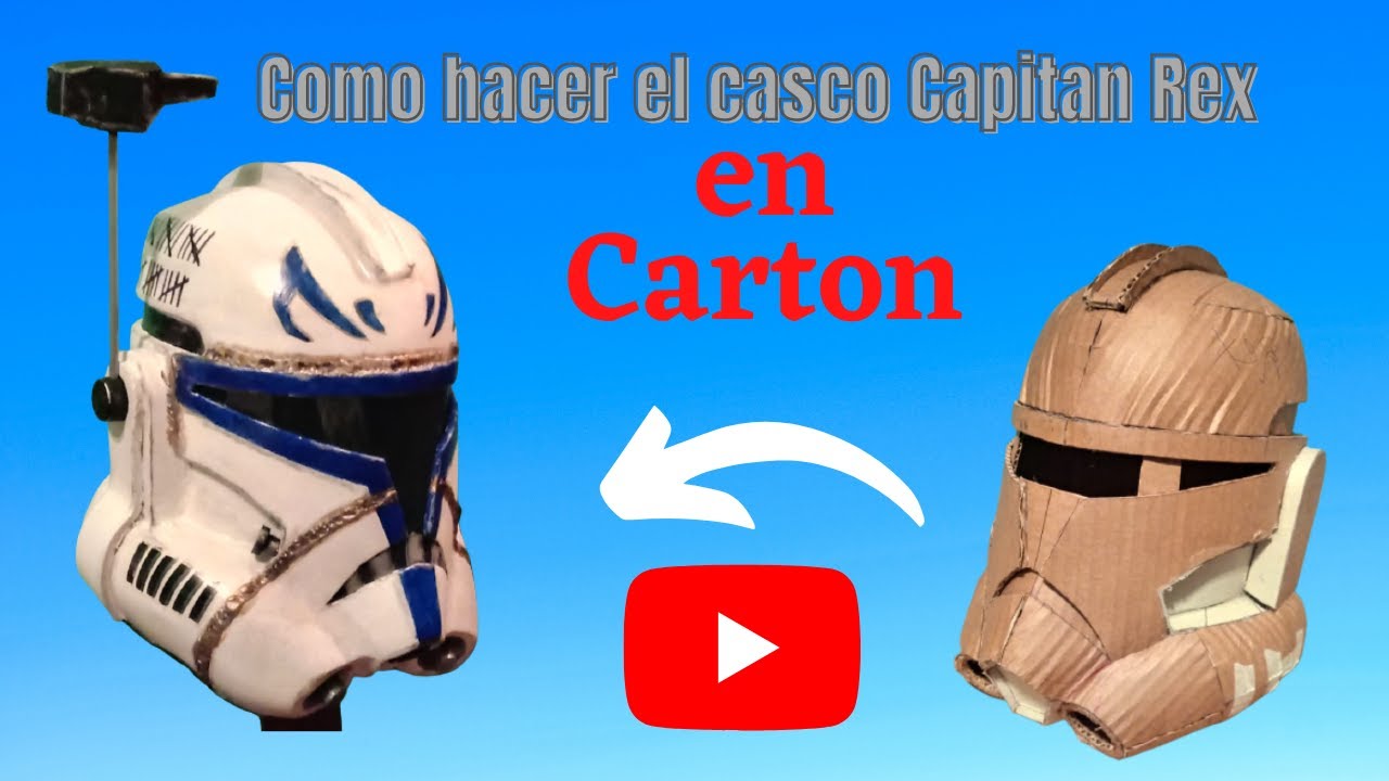 Como Hacer el casco del  Capitan Rex fase 2