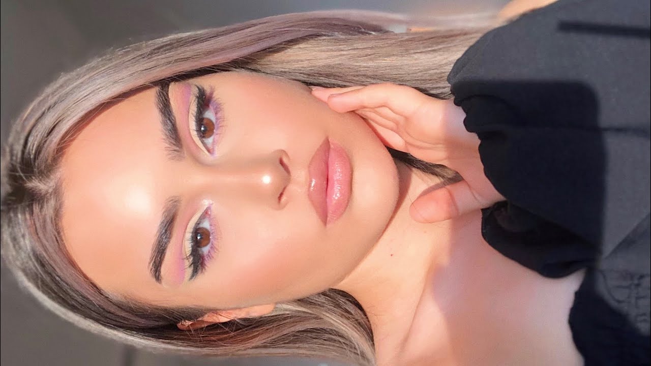 Pink SNATCHED Cut Crease Makeup Tutorial I Aylin Melisa