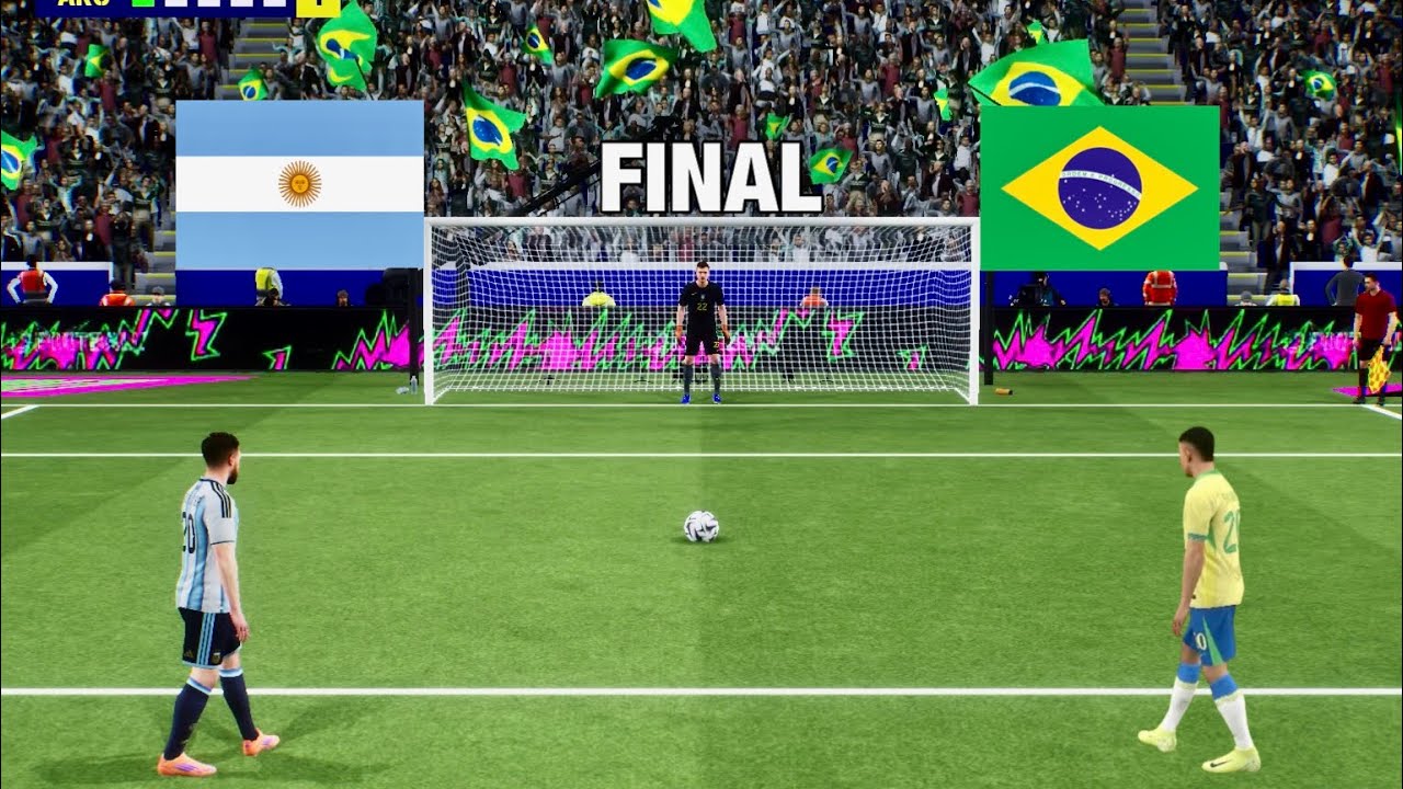 Argentina vs Brazil Penalty Shootout | ARG vs BRA | eFootball