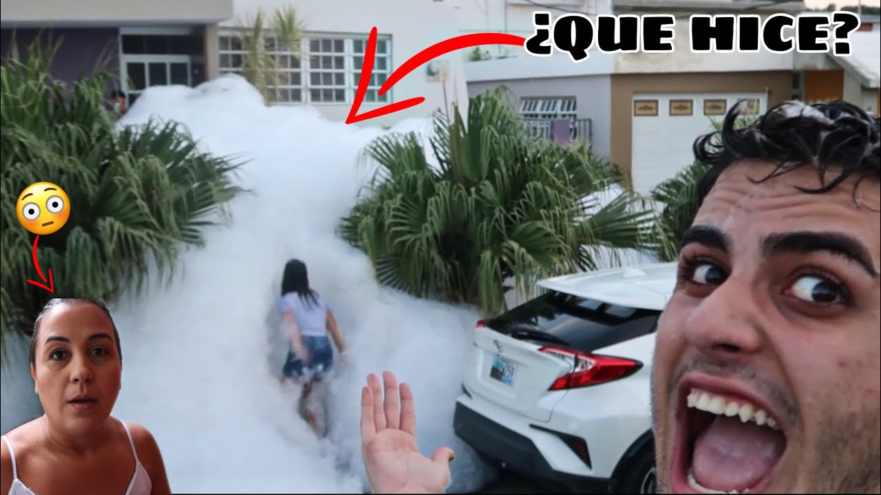 LLENO TODA MI CASA DE ESPUMAS... ( PERDON MAMI Y VECINOS )