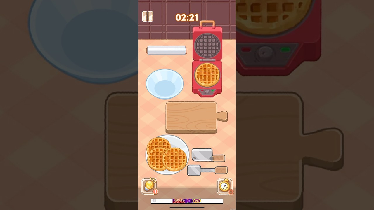 Magic Cooking &ndash; Level 23 Walkthrough | Waffles 🧇 ⭐⭐⭐