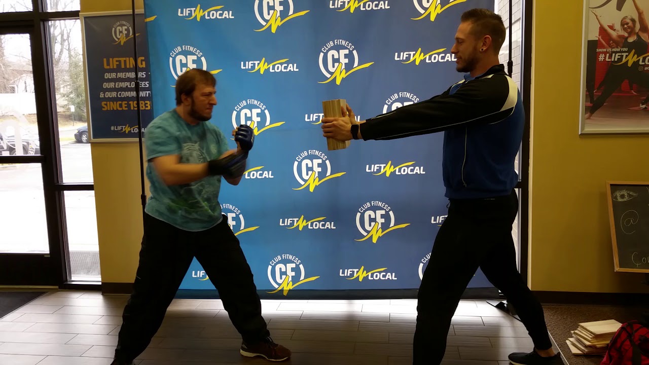 MMA Fighter Chris Wetherington Does a 10 Board Break