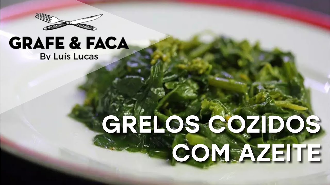 Grelos Cozidos com Azeite - Receita Simples e Saborosa
