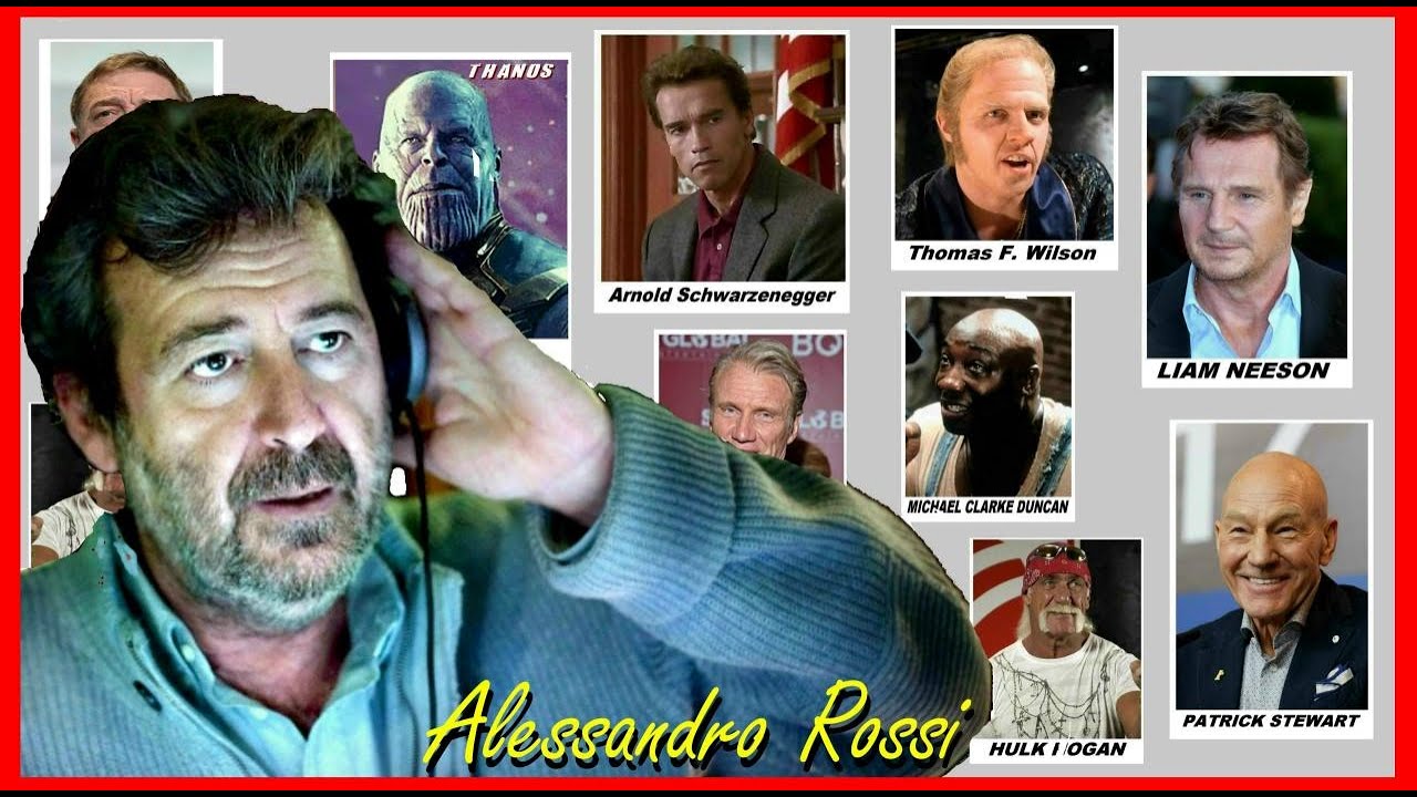 ALESSANDRO ROSSI  (i grandi doppiatori italiani) (new)