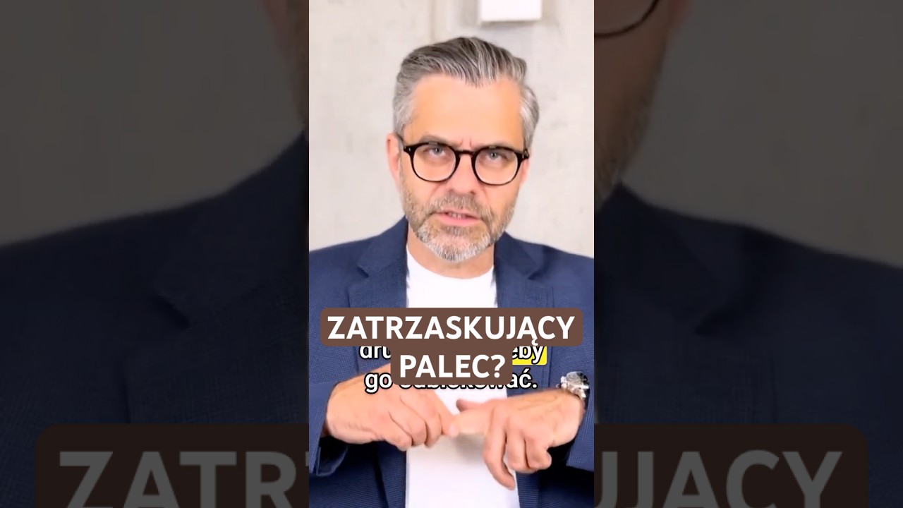 👉 Palec strzelający: objawy, przyczyny i skuteczne leczenie #ortopedia