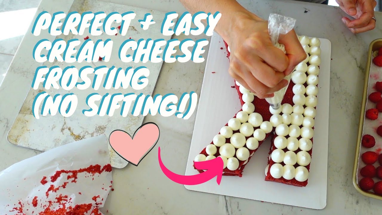 Cream Cheese Frosting For Red Velvet Cake | How to Make Cream Cheese Frosting