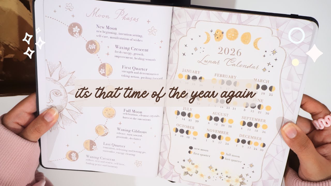 My new journals ~ NEW Tsuki Lunar 2026 Notebook Therapy unboxing