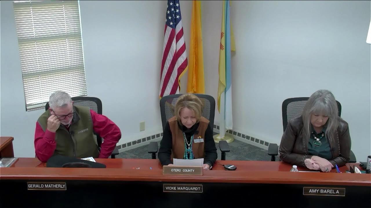 Otero County Special Commission Meeting Friday December 5, 2025