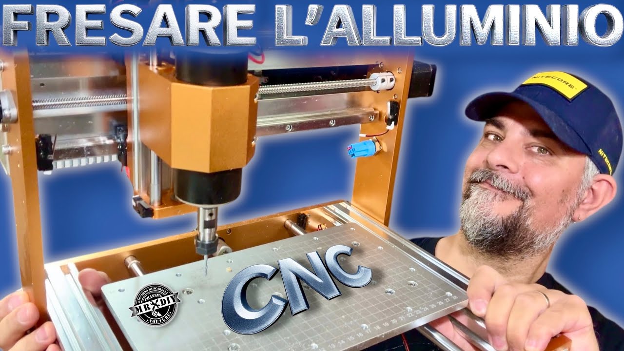 CNC a buon prezzo per fresare e tagliare pure l'alluminio facilmente, da 500W LUNYEE 3018 Pro Ultra