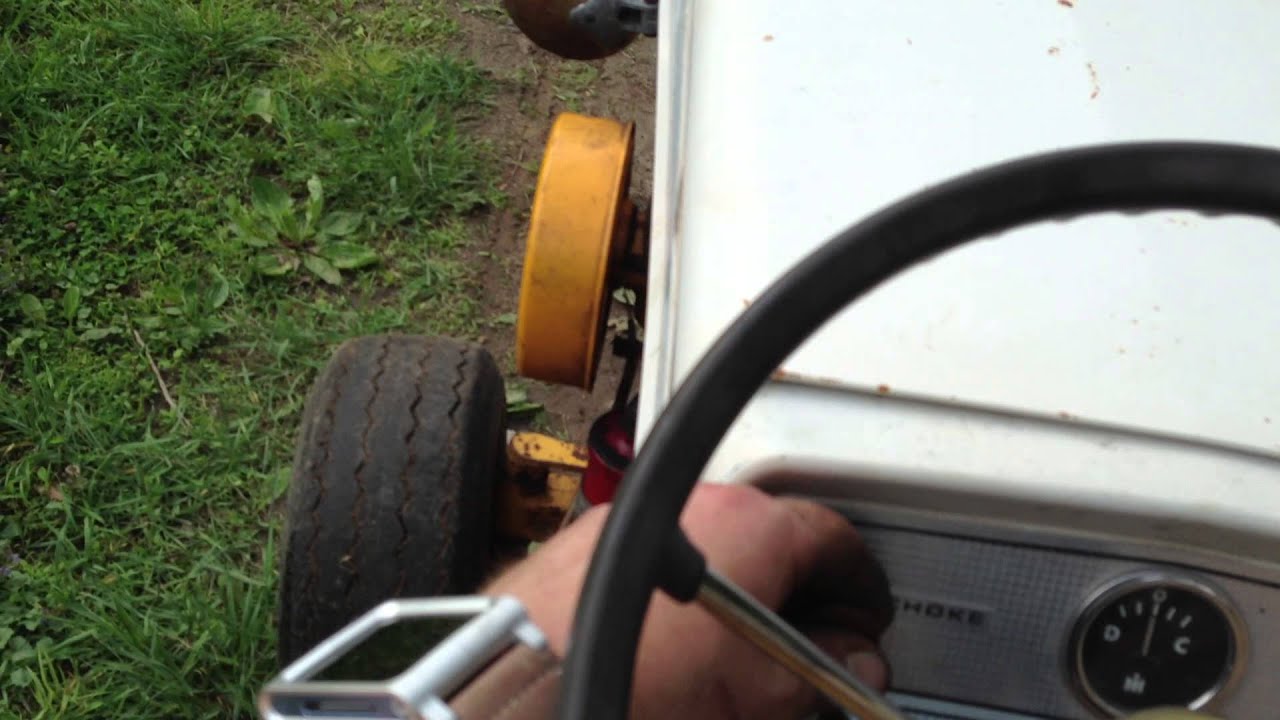 cub cadet 125 running and driving