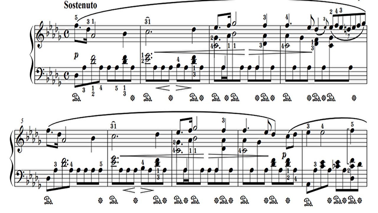 ショパン 雨だれの前奏曲 楽譜  Chopin:Prelude Op.28-15  Sheet Music