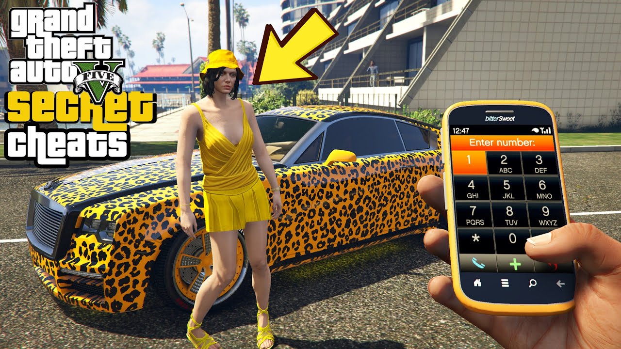 GTA 5 - Secret Phone Cheats! (PC, PS4 , PS5 & XBOX)