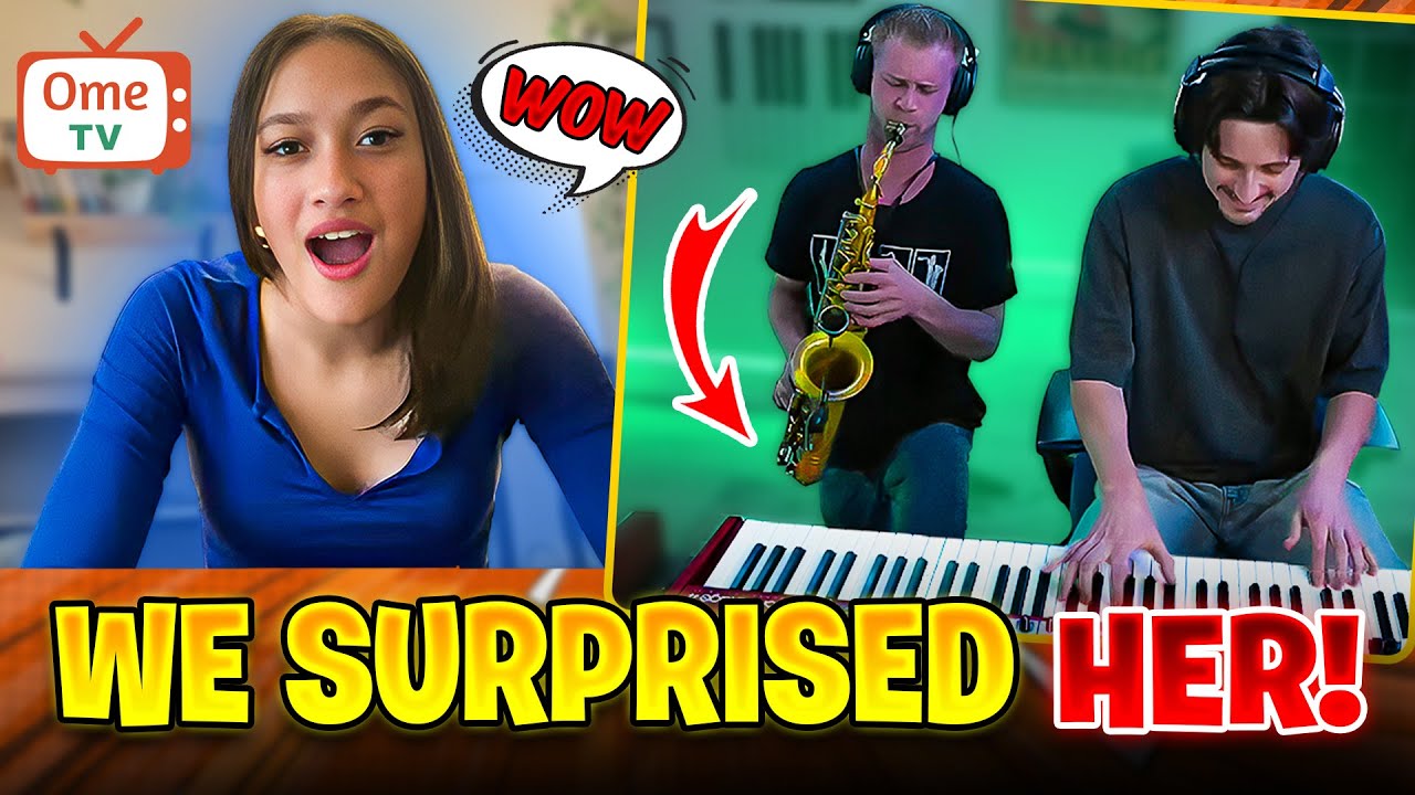 Sax /Piano Duo Make Stranger's Day (ft. Marcus Veltri)