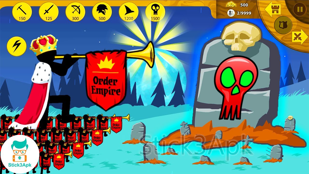 TRUMPET vs ZOMBIE SUPER GIANT BOSS Rise Up Stick Figure | Stick War Legacy Mod | Stick3Apk