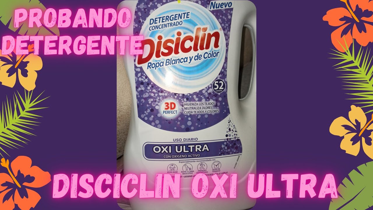 🧼PROBANDO DETERGENTE LIQUIDO OXI ULTRA / DISCICLIN🧼