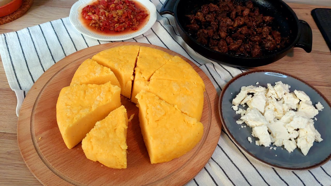 Как правильно готовить мамалыгу? МАМАЛЫГА из кукурузной муки. Молдавская кухня / Готовит гагаузка