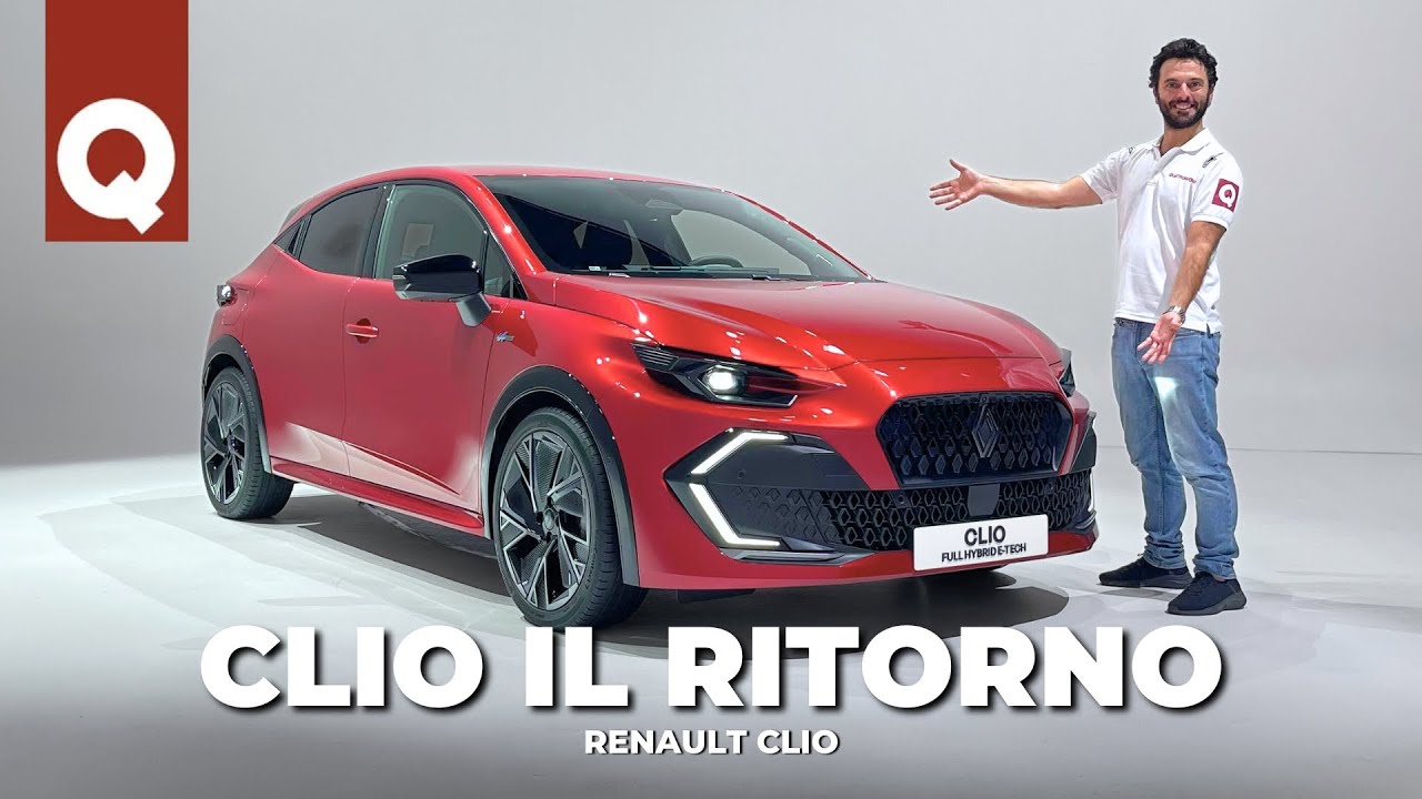 RENAULT CLIO 2026 | TUTTA nuova e col motore 1.8 FULL HYBRID 160 cv (che consuma MENO)