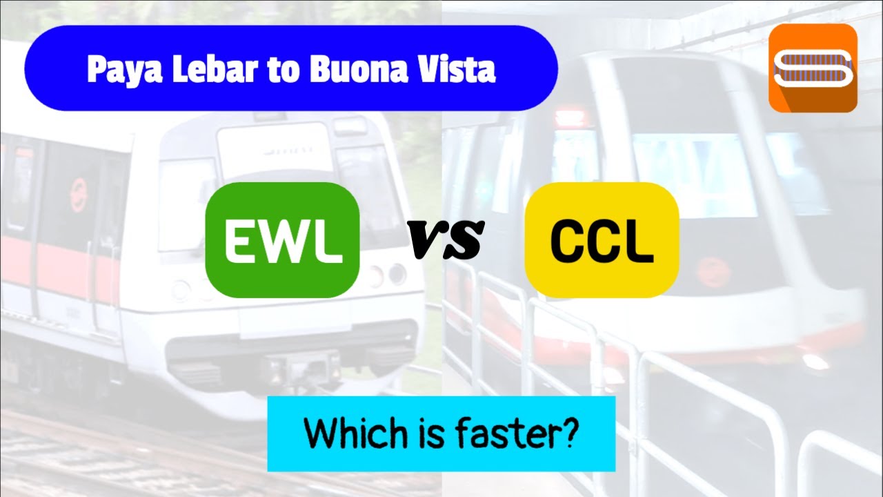 [SMRT] East West Line VS Circle Line - Paya Lebar to Buona Vista