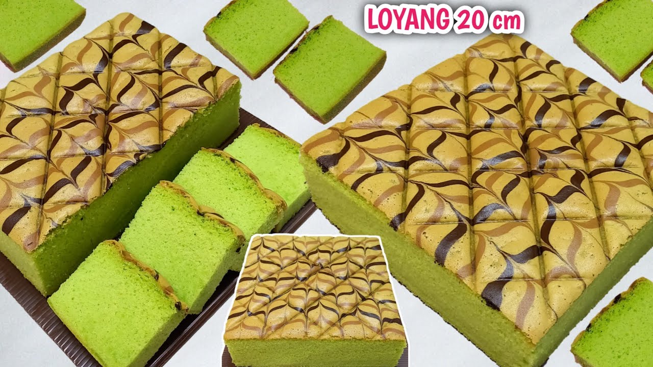Gak Nyangka Selembut Ini - Bolu Pandan Jadul Super Empuk Lembut Banget