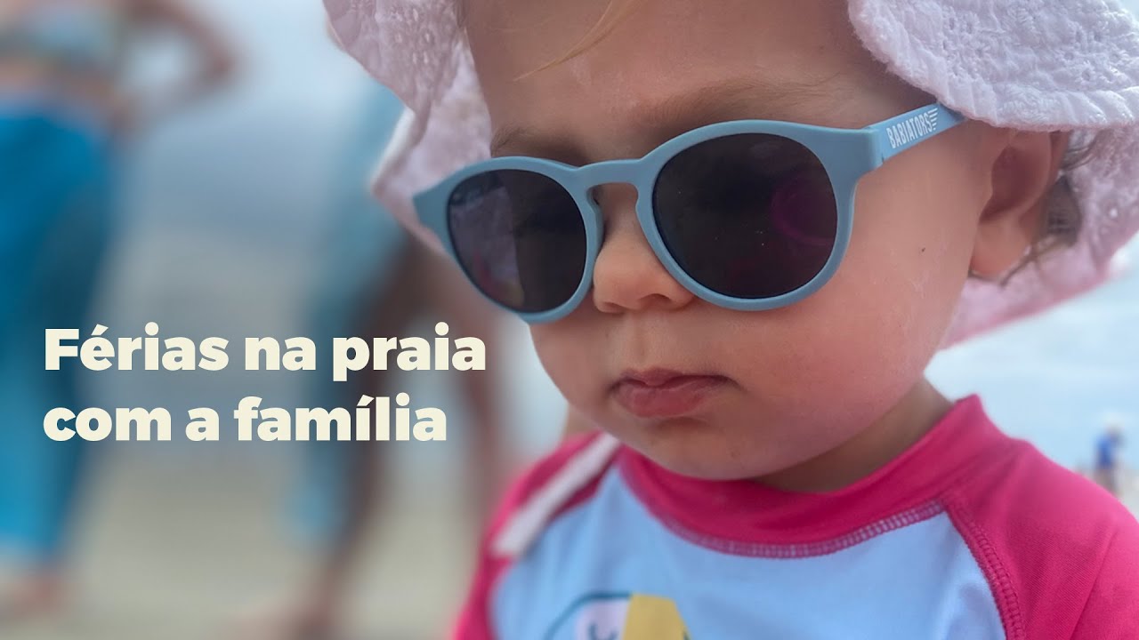 Férias na praia com a família