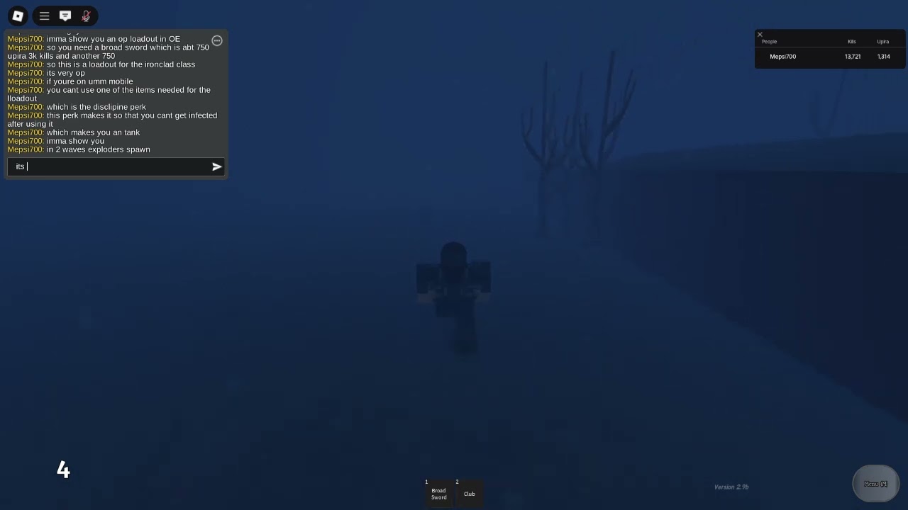 Roblox our executon op loadout for ironclad