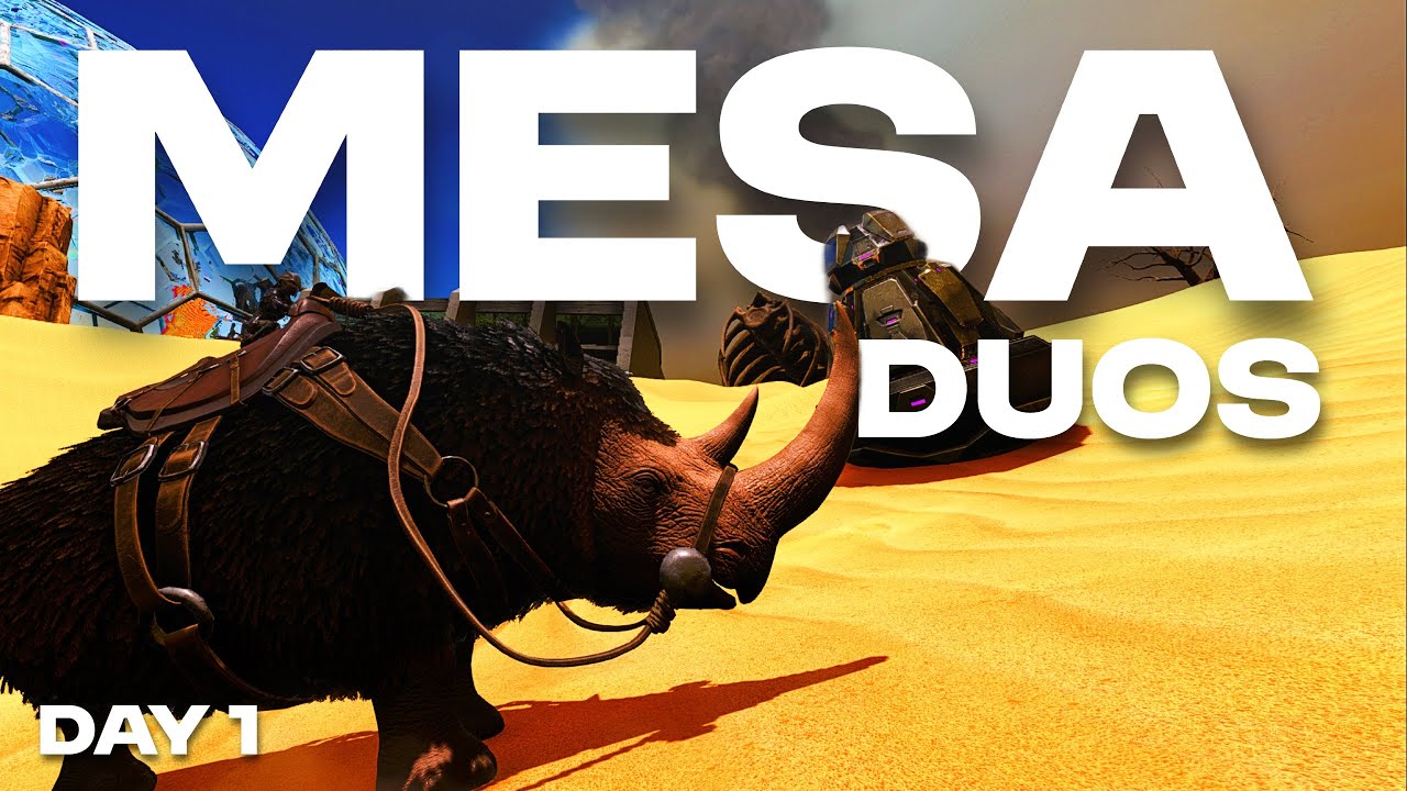 I Played Duos on The Most Popular Cluster Day 1 Dominating OSDS - Ark MESA DUOS