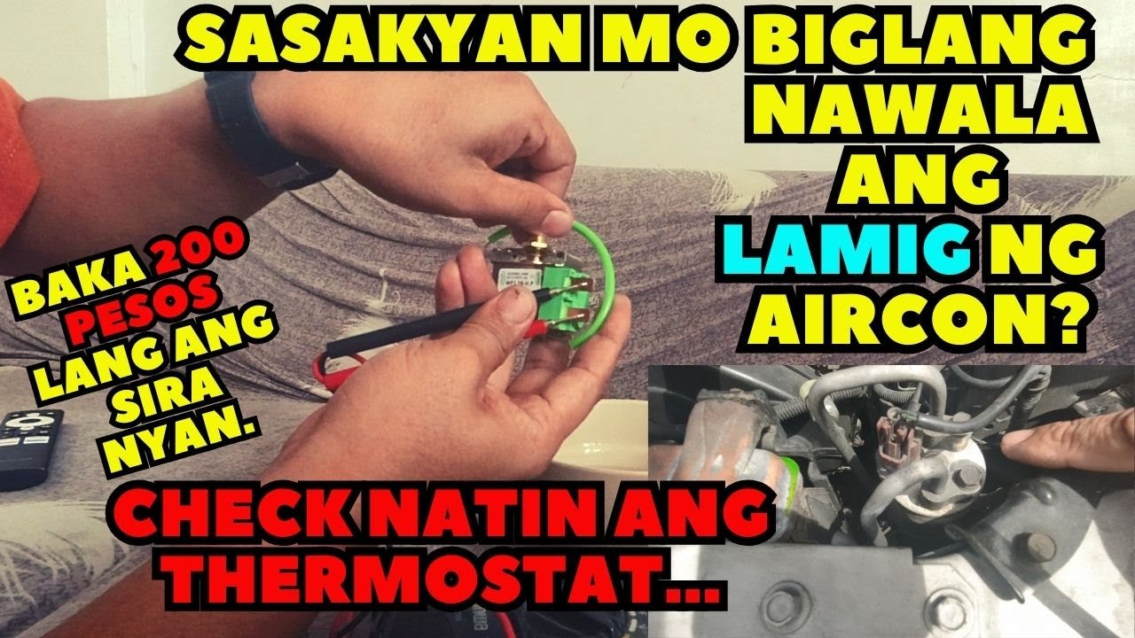 BIGLANG NAWALA ANG LAMIG NG AIRCON | MITSUBISHI ADVENTURE | how to check aircon thermostat?