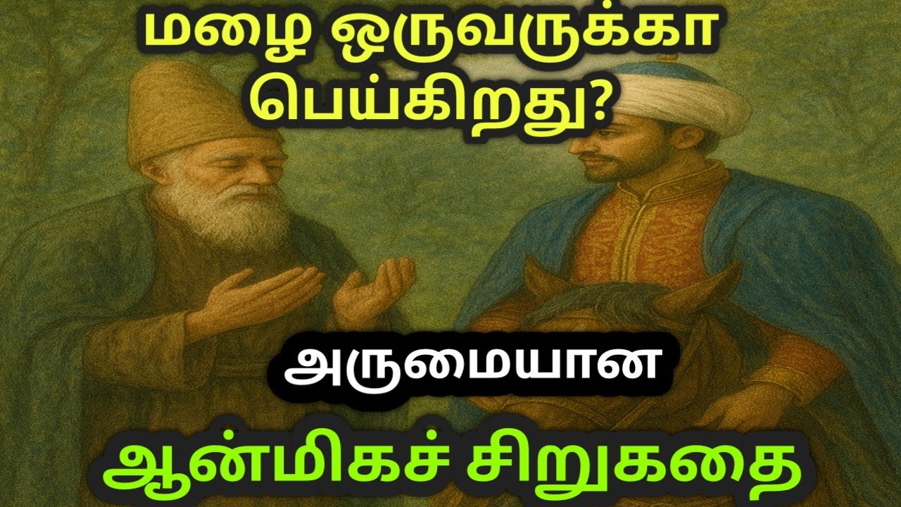 Is the rain falling on someone? Islamic short story | islamic short story