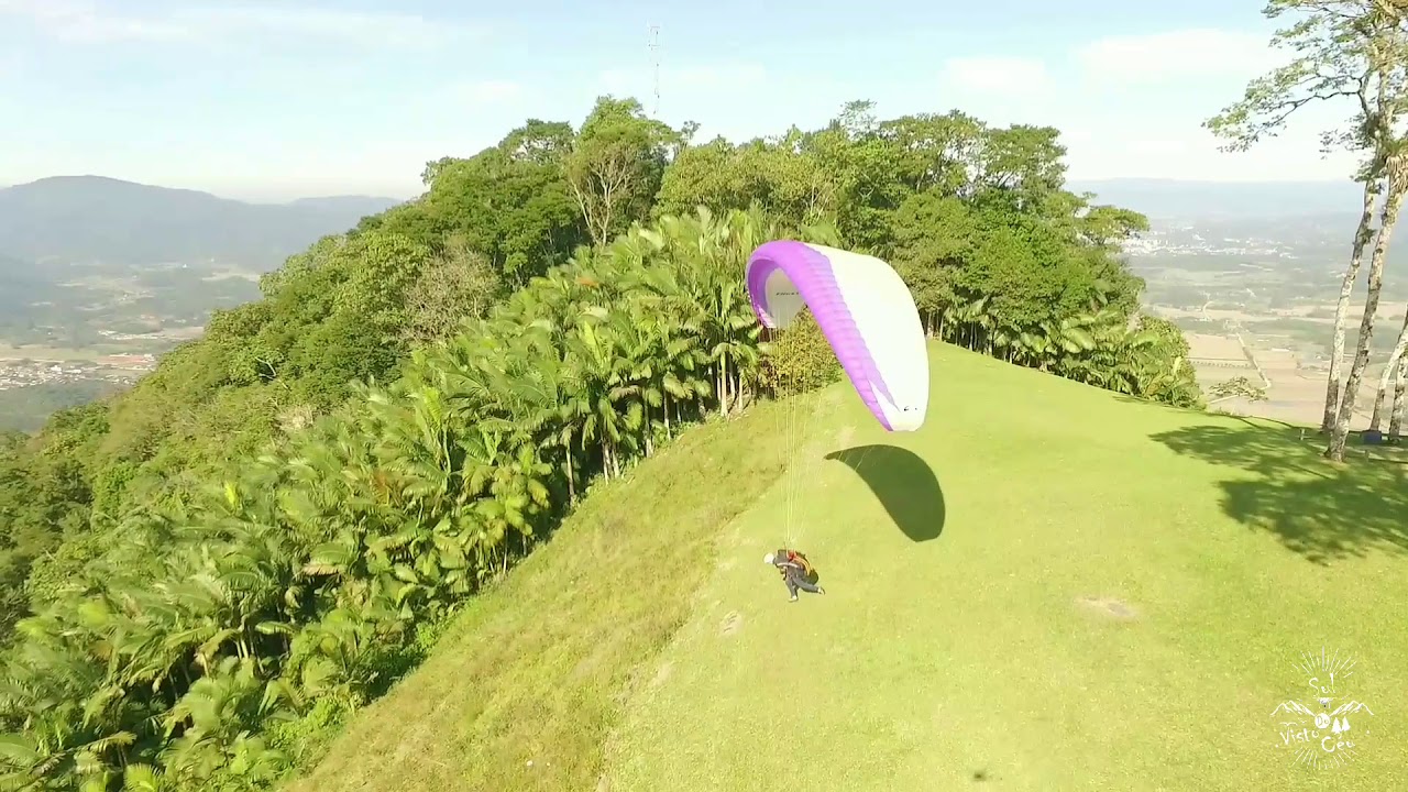 Morro São Bernardo - Rio dos Cedros - Vôos de Parapente